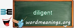 WordMeaning blackboard for diligent